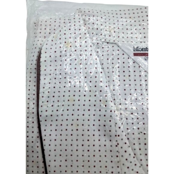 Vintage Mens Pajamas Montgomery Ward Size XL Pjs Lounge Wear Broadcloth Polka Do - Picture 6 of 8